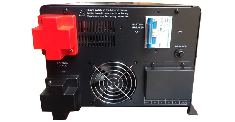 Mặt sau của Bộ Inverter KC3500