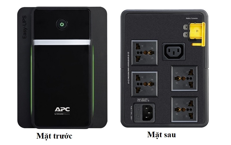 Bộ lưu điện APC BVX1200LI-MS 1200VA, AVR, Universal Sockets