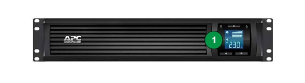 Mặt trước của UPS APC SMC3000RMI2U 2100VA