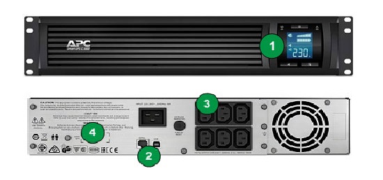 bộ lưu điện APC SMC2000I-2U 2000VA (2KVA/1.3KW)