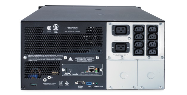 Mặt sau của APC SUA5000RMI5U 5000VA (5KVA/4KW)