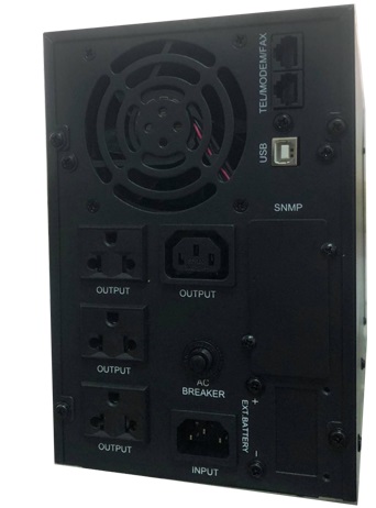Mặt sau của Bộ lưu điện UPS ARES AR630 3000VA