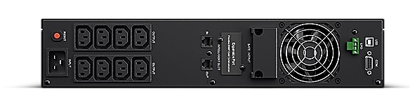 Mặt sau của UPS CYBERPOWER OLS2000ERT2U