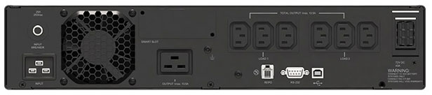 Mặt sau bộ lưu điện DELTA RT-3K (UPS302R2RT0B0B6)