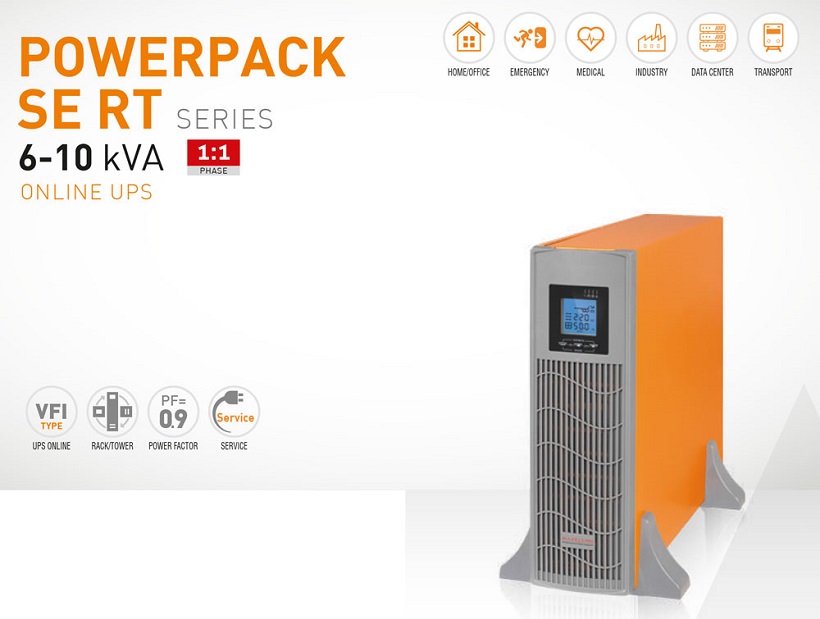 Bộ Lưu Điện MAKELSAN Powerpack SE RT 10KVA 10000VA/9000W