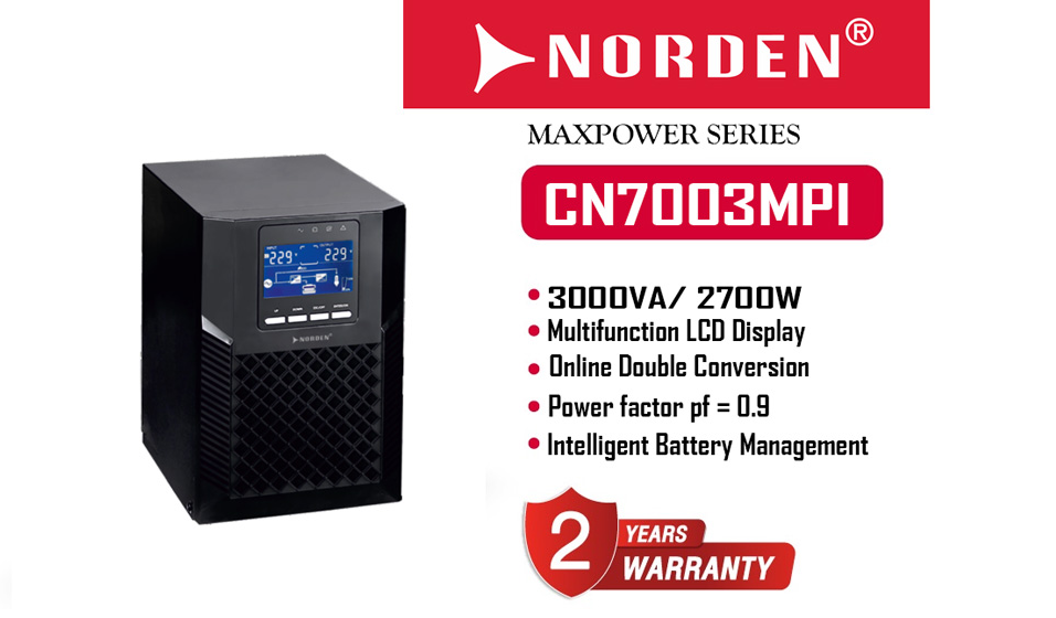 Bộ lưu điện Norden CN7003MPI 3000VA/2.7kW