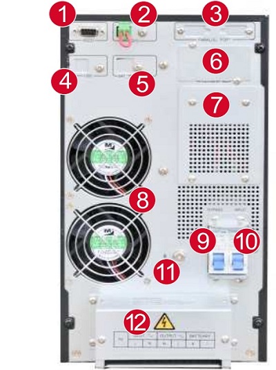 Bộ lưu điện ONLINE APOLLO AP9106H 6KVA / 6KW