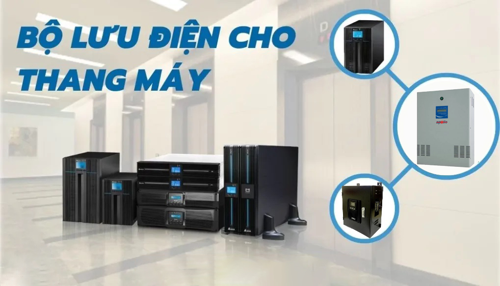 Bộ lưu điện thang máy - UPS thang máy - Bộ cứu hộ thang máy tự động