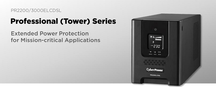 Bộ Lưu Điện UPS CyberPower PR2200ELCDSL 2200VA/1980W