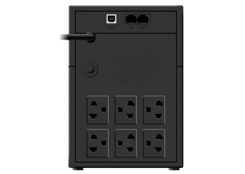 Chi tiết mặt sau của bộ lưu điện Santak BLAZER-2200 PRO 2200VA