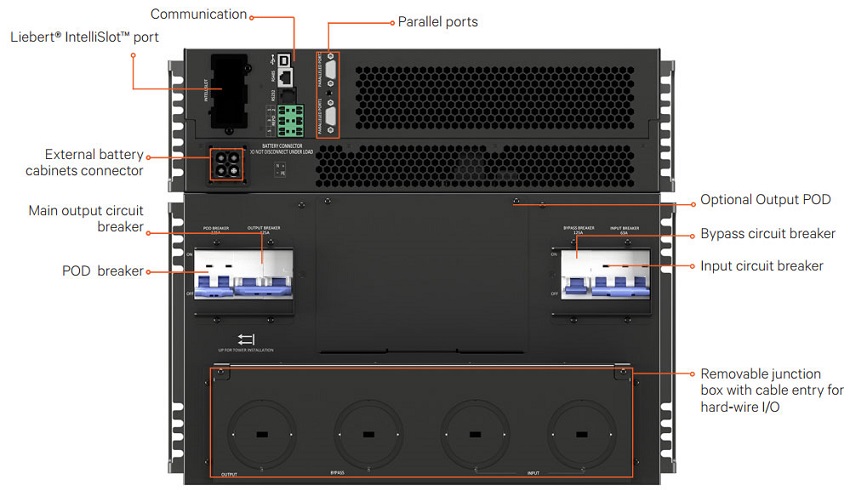 Bộ lưu điện VERTIV LIEBERT GXT5-16KIRT9UXLN 16KVA/16KW (01201985)