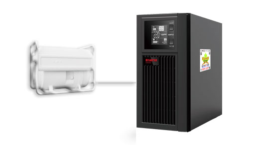 Bộ lưu điện UPS SANTAK C3K LCD Online tương thích với máy phát điện