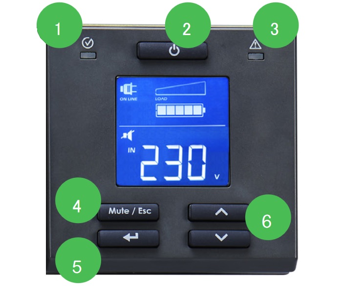 Màn hình LCD UPS APC Easy True Online SRV2KI-E