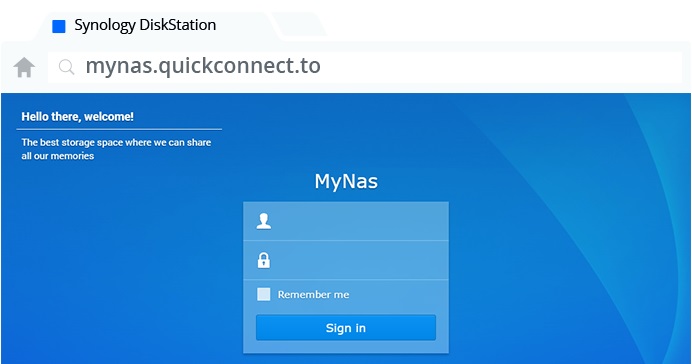 Với QuickConnect hỗ trợ truy cập file dễ dàng