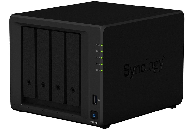 NAS Synology DS920+ sở hữu thiết kế nhỏ gọn