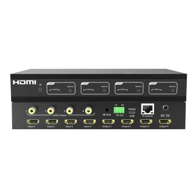 ANGUSTOS KVM0404K6P - 4K HDMI Matrix Switch 4 x 4