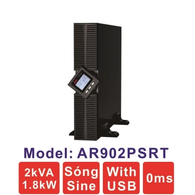 Bộ lưu điện ARES AR902PSRT 2KVA (1800W) True Online
