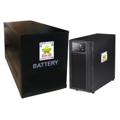 Bộ lưu điện UPS SANTAK TRUE ONLINE C10KS (LCD), sử dụng ắc quy ngoài
