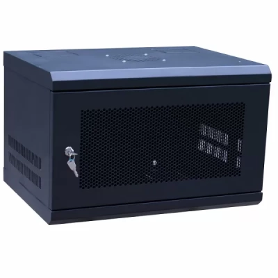Tủ rack treo tường 19 inch 6U D400 TMC TM640WCL cửa lưới