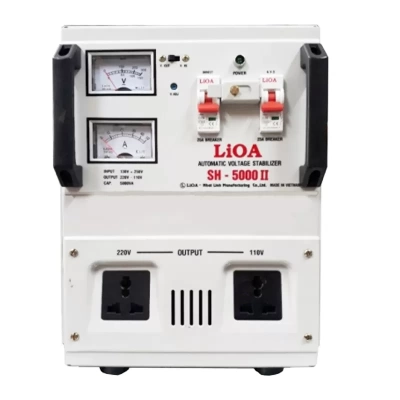 Ổn áp LIOA SH-5000II 5KVA dòng 1 pha mới nhất