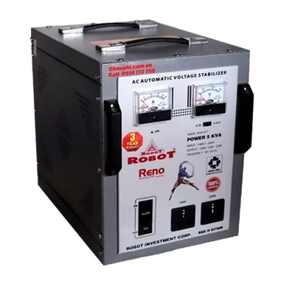 Ổn áp Robot Reno 5KVA (40V-240V) 1 pha