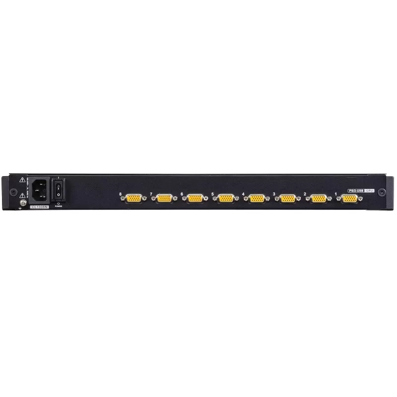 Bộ chuyển đổi KVM LCD đơn 8/ 16 cổng PS/2-USB VGA ATEN