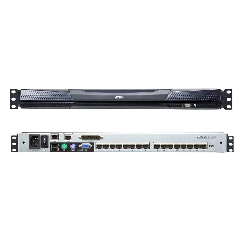 ATEN 8 / 16 - Port Dual Rail LCD KVM Switch