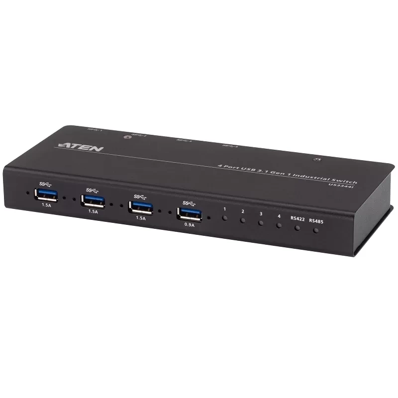 Bộ Chia Hub Công Nghiệp USB 3.2 Gen 1 4 x 4 ATEN US3344I