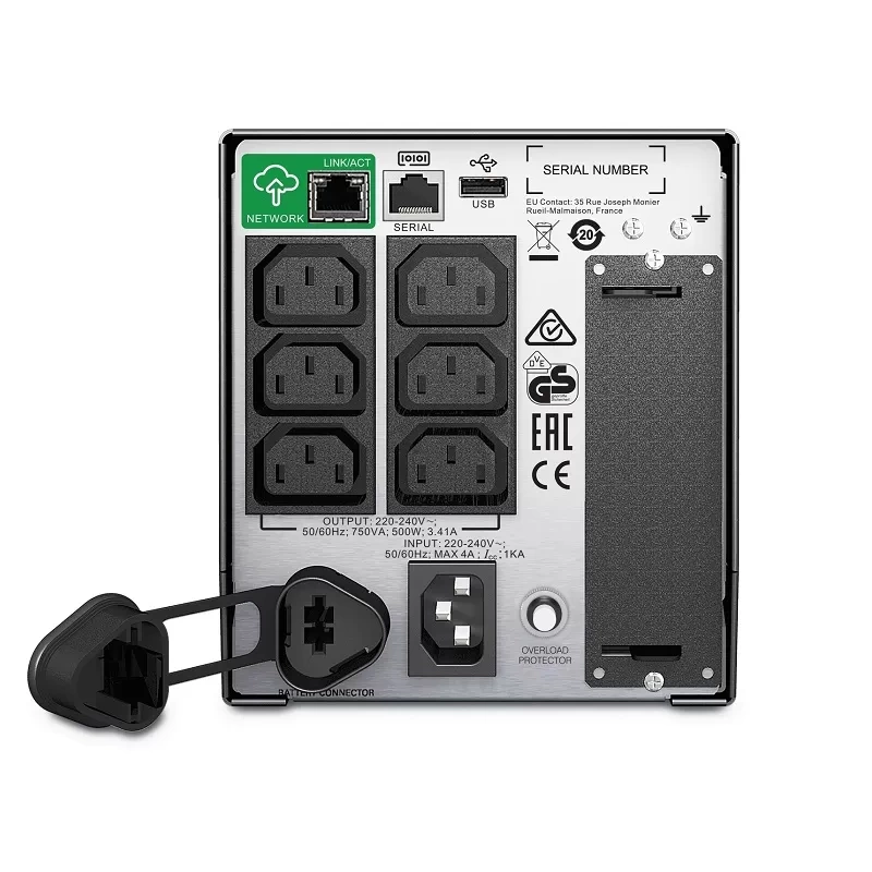 Bộ lưu điện APC SMT750IC 750VA/500W 230V with SmartConnect