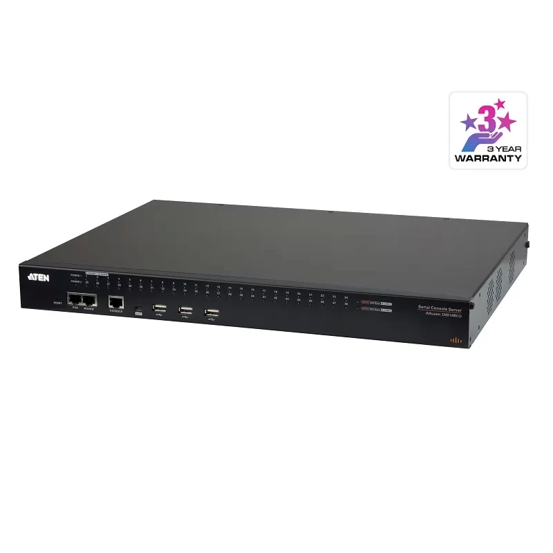 8/16/32/48-Port Serial Console Server ATEN SN01xxC