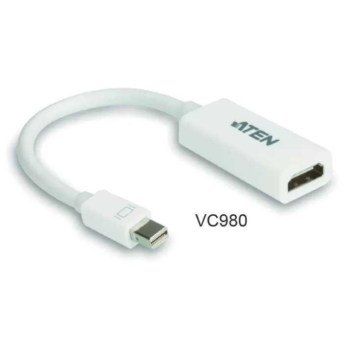 Cáp chuyển đổi Mini DisplayPort sang VGA/DVI/HDMI ATEN Adapter