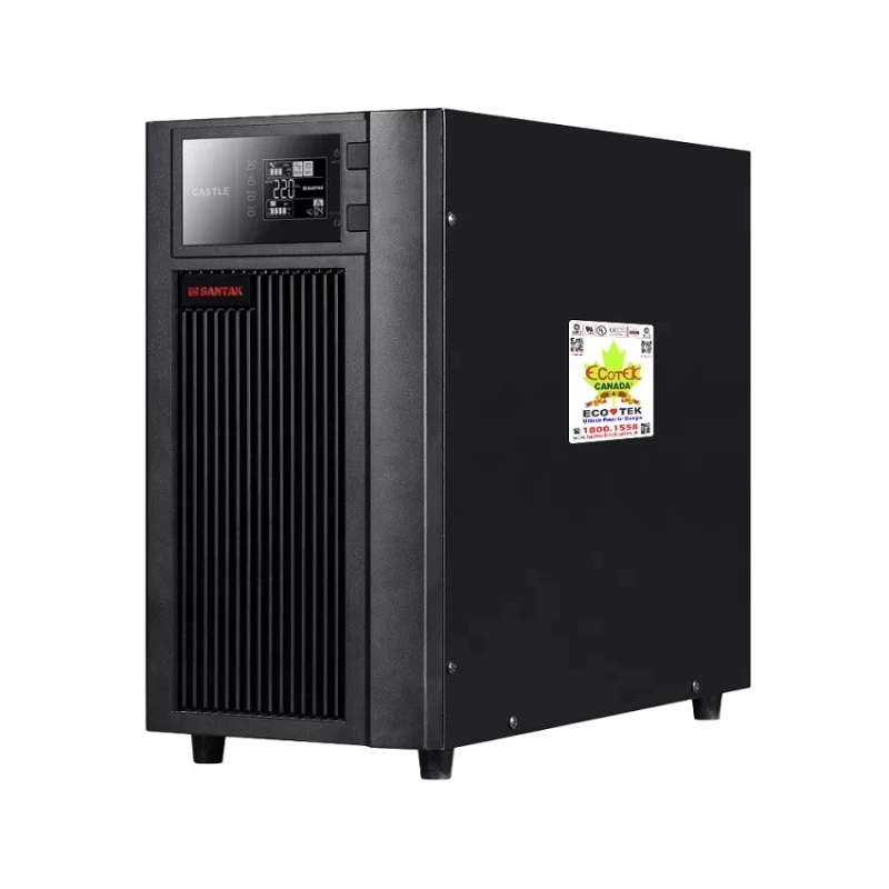 Bộ lưu điện UPS SANTAK True Online 3C10KS (LCD), sử dụng ắc quy ngoài