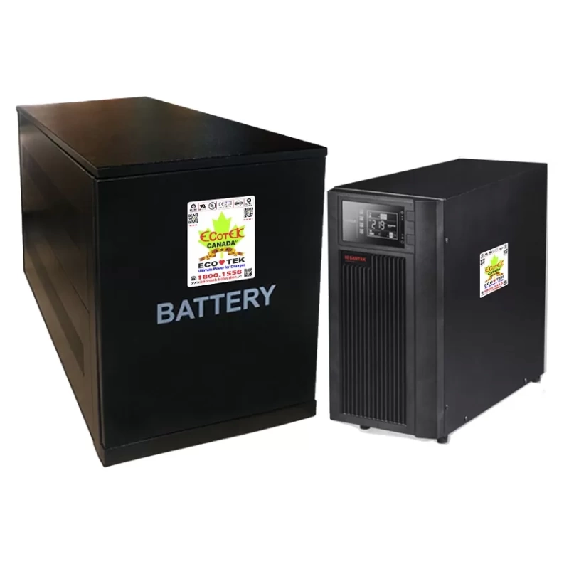 Bộ lưu điện UPS SANTAK TRUE ONLINE C10KS (LCD), sử dụng ắc quy ngoài