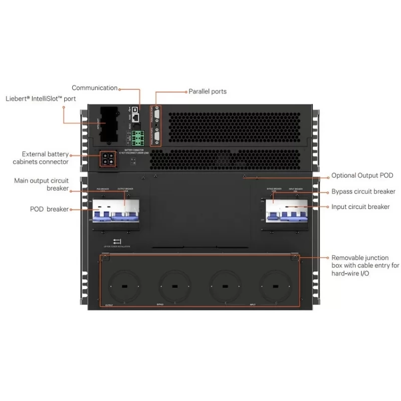 Bộ lưu điện VERTIV LIEBERT GXT5-20KIRT9UXLN 20KVA/20KW (01201987)