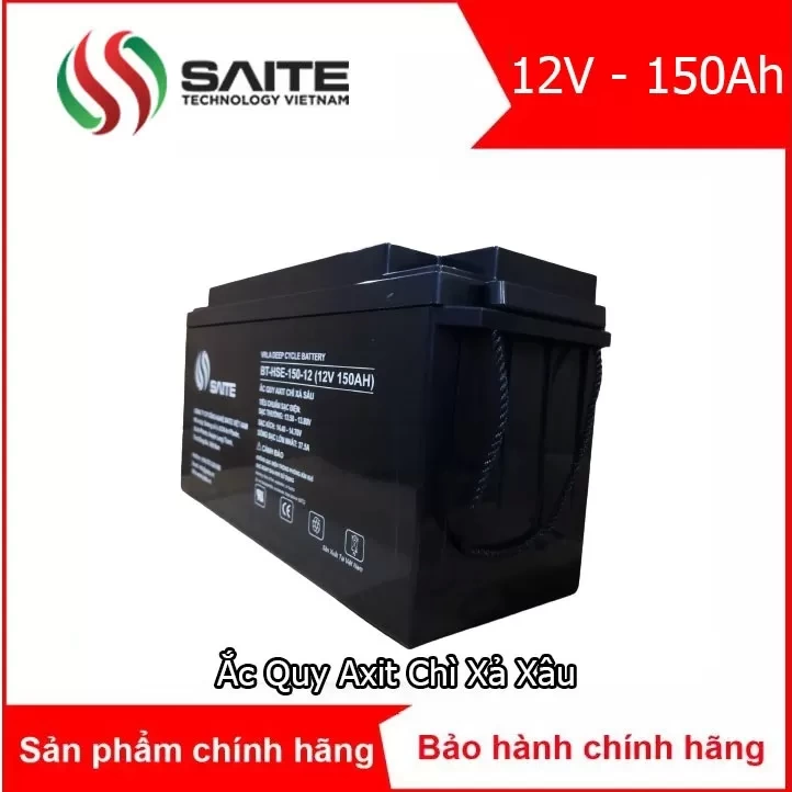 Ắc quy axit chì xả sâu SAITE (DC-AGM) BT-HSE-150-12