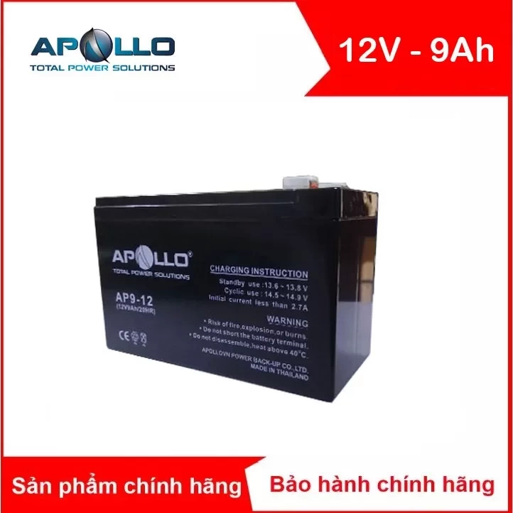 Ắc quy kín khí APOLLO 12V-9AH (AP9-12)