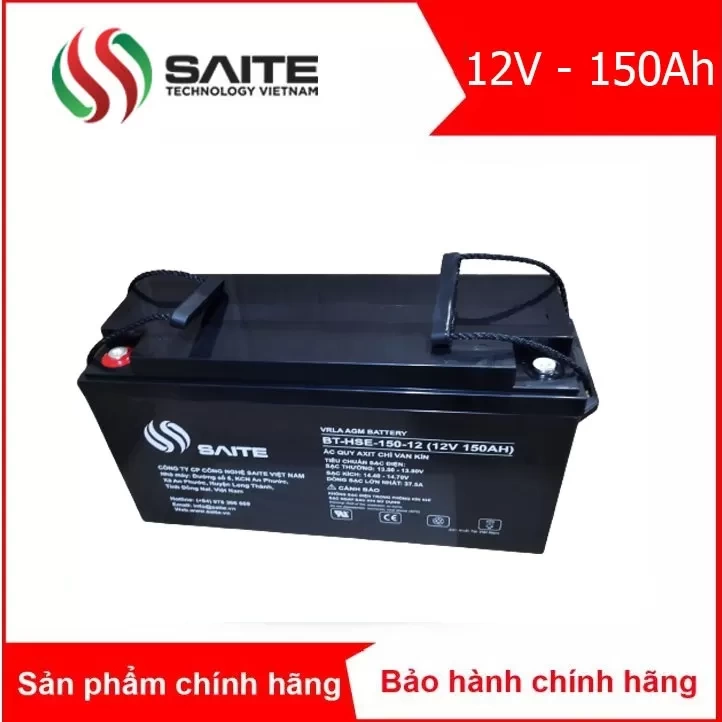 Bình ắc quy kín khí SAITE 12V - 150Ah (BT-HSE-150-12)