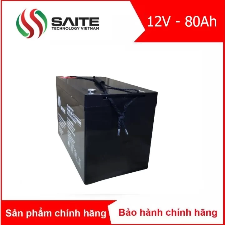 Bình ắc quy kín khí SAITE 12V - 80Ah (BT-HSE-80-12)