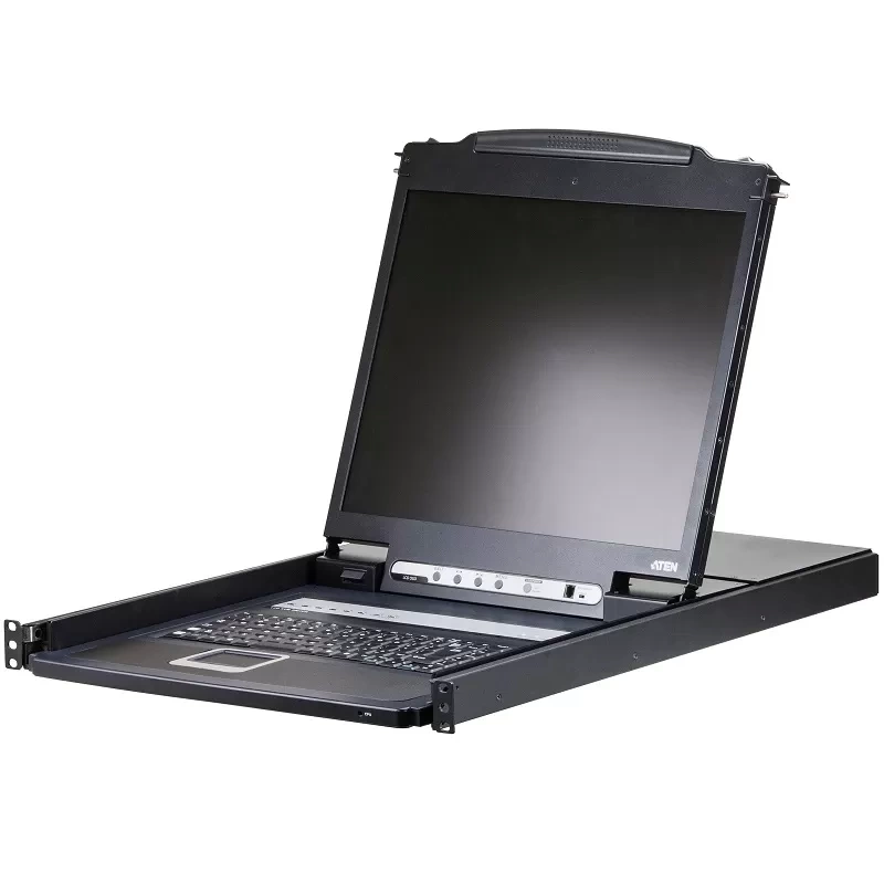 Bộ chuyển đổi KVM LCD đơn 8/ 16 cổng PS/2-USB VGA ATEN