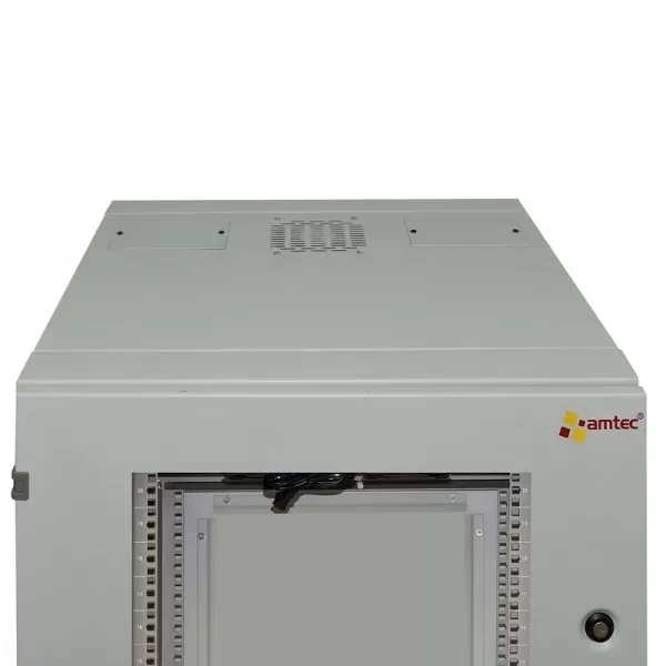 Tủ rack treo tường 9U C-CLASS Amtec AMW09 cửa mica trắng