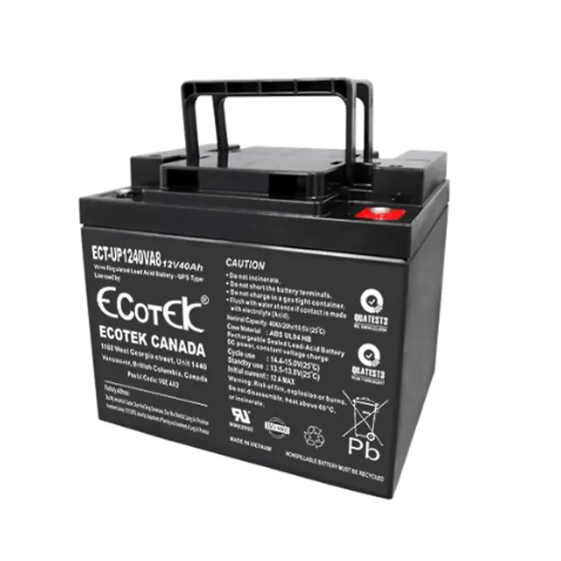 Ắc quy ECOTEK 12V-40Ah (ECT-UP1240VA8)