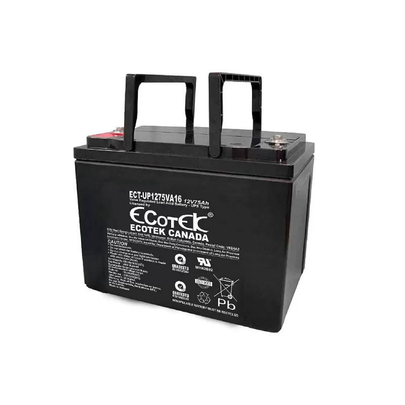Ắc quy ECOTEK 12V-75Ah (ECT-UP1275VA16)