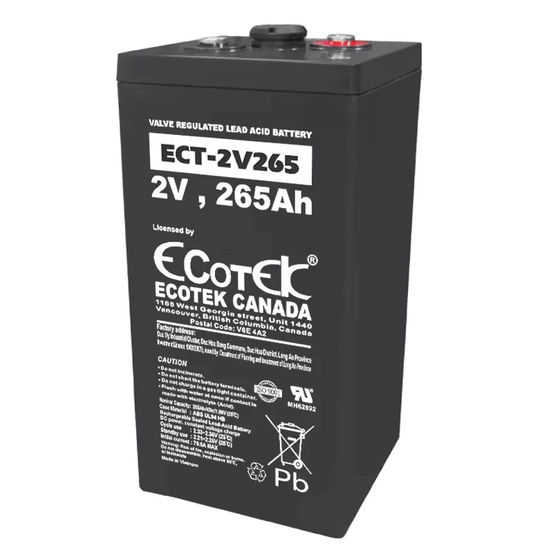 Ắc quy ECOTEK ECT-2V265 2V-265AH