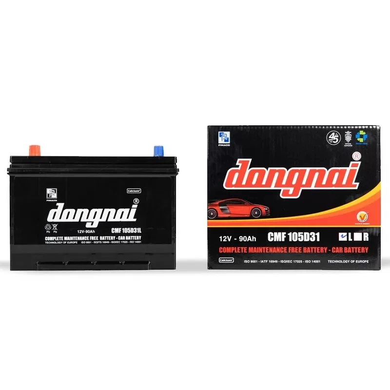 Ắc quy (Khởi Động) PINACO DONGNAI 12V-90Ah, CMF 105D31L