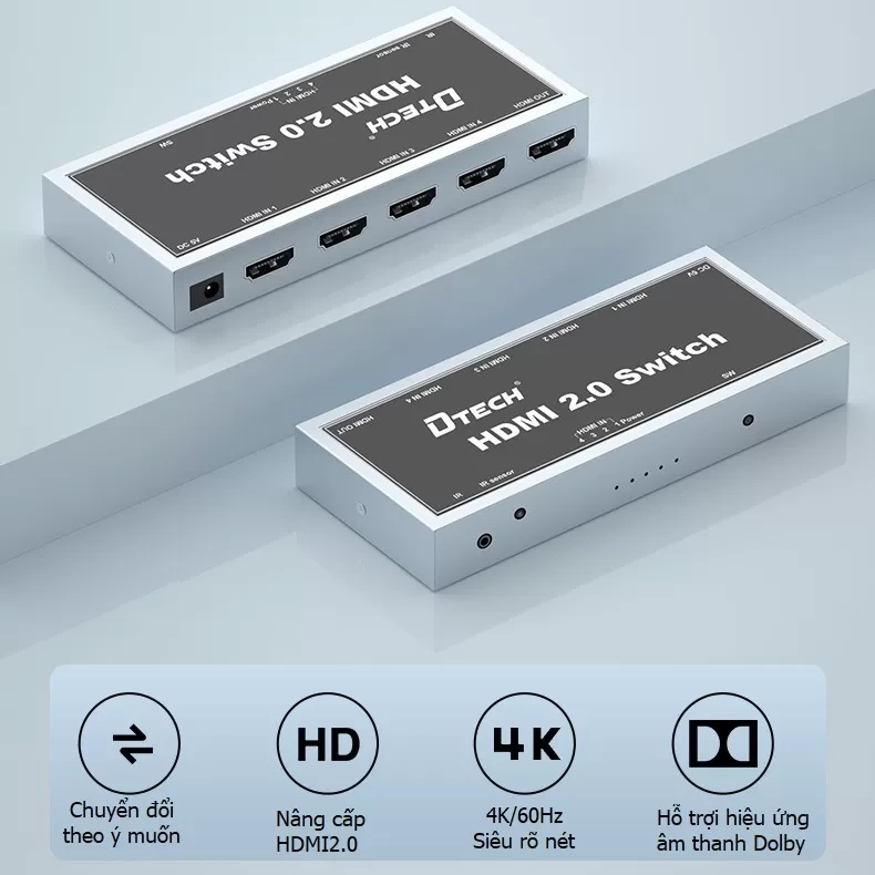Bộ gộp HDMI DT-7241 (2.0)