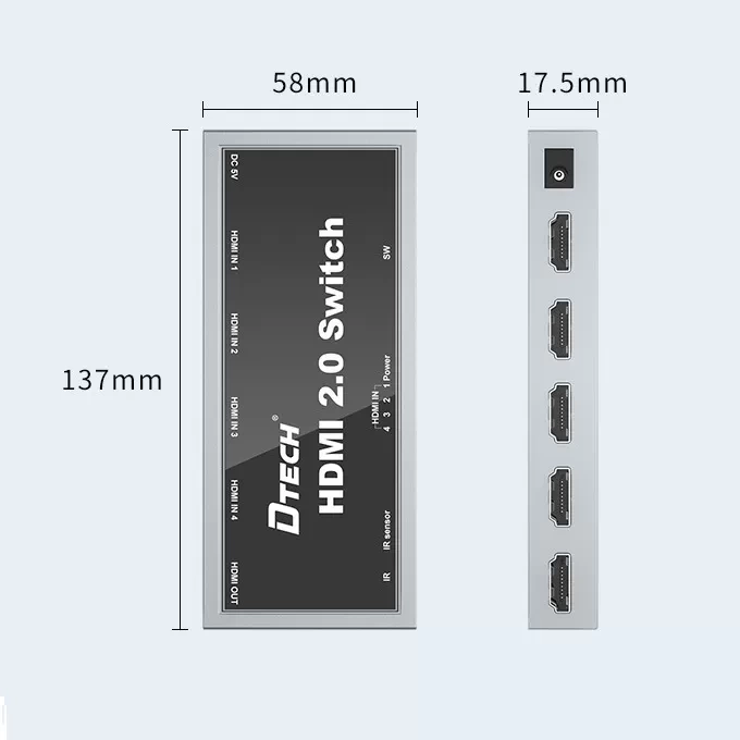 Bộ gộp HDMI DT-7241 (2.0)