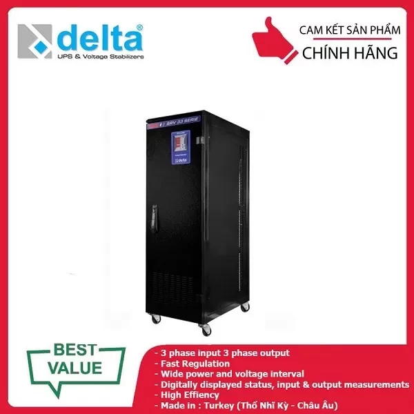Ổn áp DELTA DLT SRV 330060 60KVA (3P/3P)