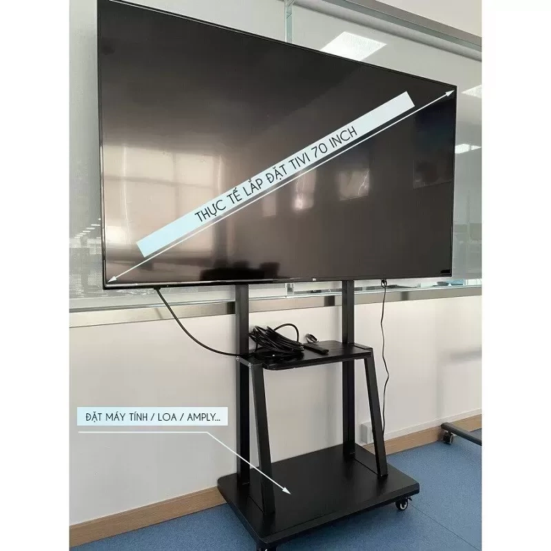 Giá treo tivi di động Ergotek E1950 32 - 75 inch