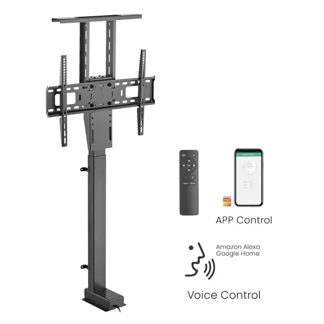 Khung treo tivi nâng hạ bằng động cơ Brateck LP66E-46ML 37 - 80 inch