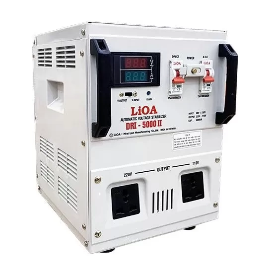 Ổn áp LIOA DRI-5000II 5KVA 1 pha hàng mới 100%